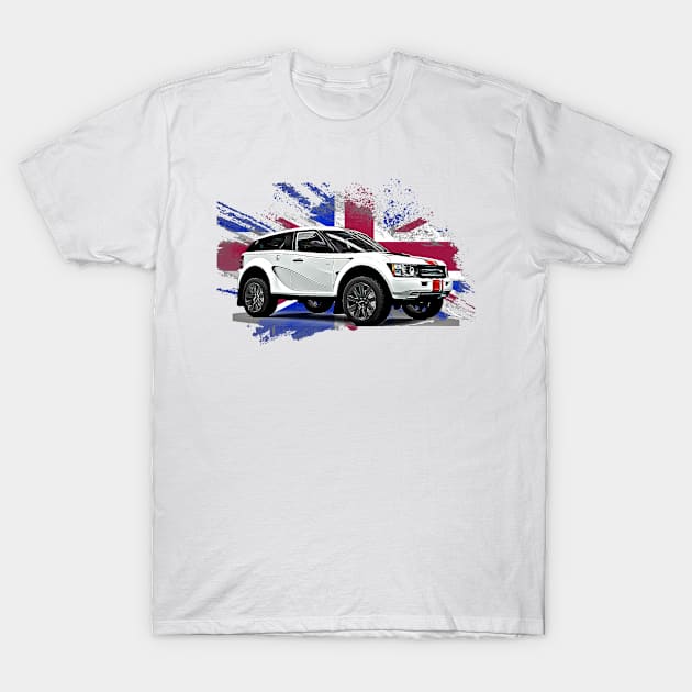 Bowler United Kingdom Print T-Shirt by Auto-Prints